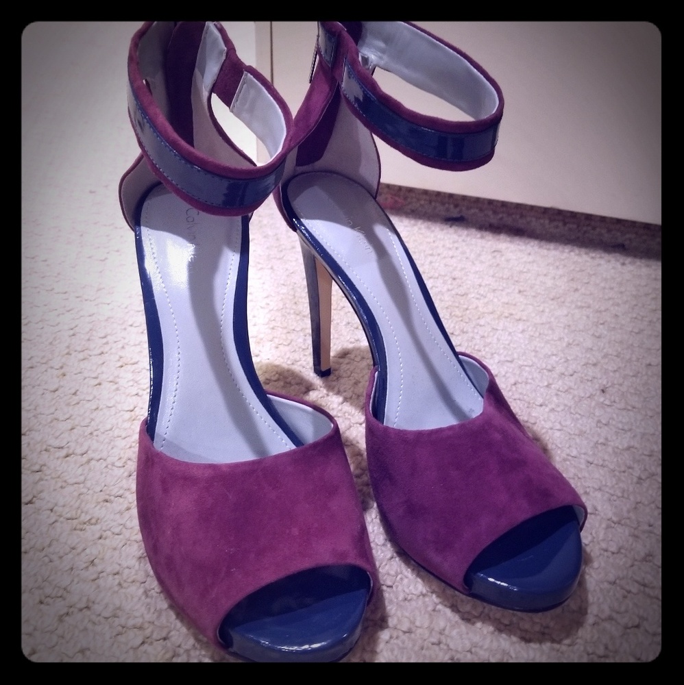 Calvin Klein suede sandals